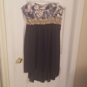 Strapless dress